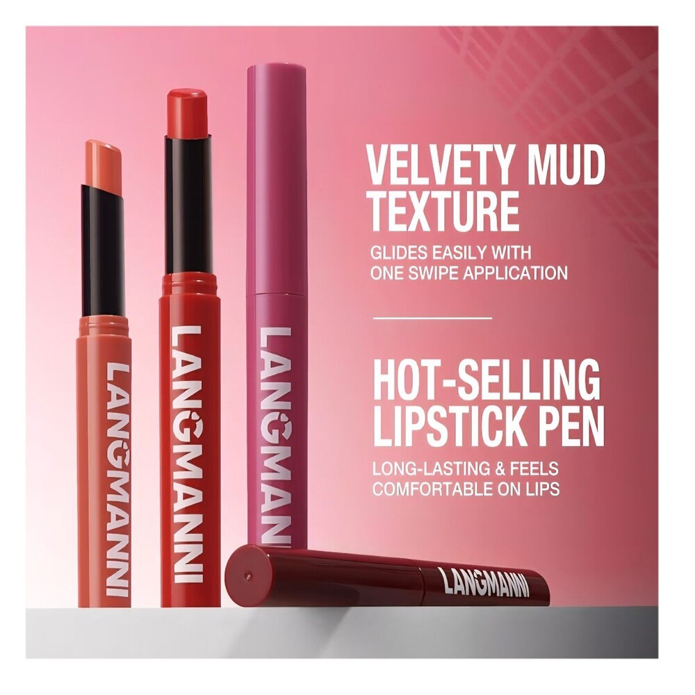 12 Piece Dual Soft Nude Velvety Matte To Red Tone Waterproof Lipstick Lip Balm - Picture 6 of 8